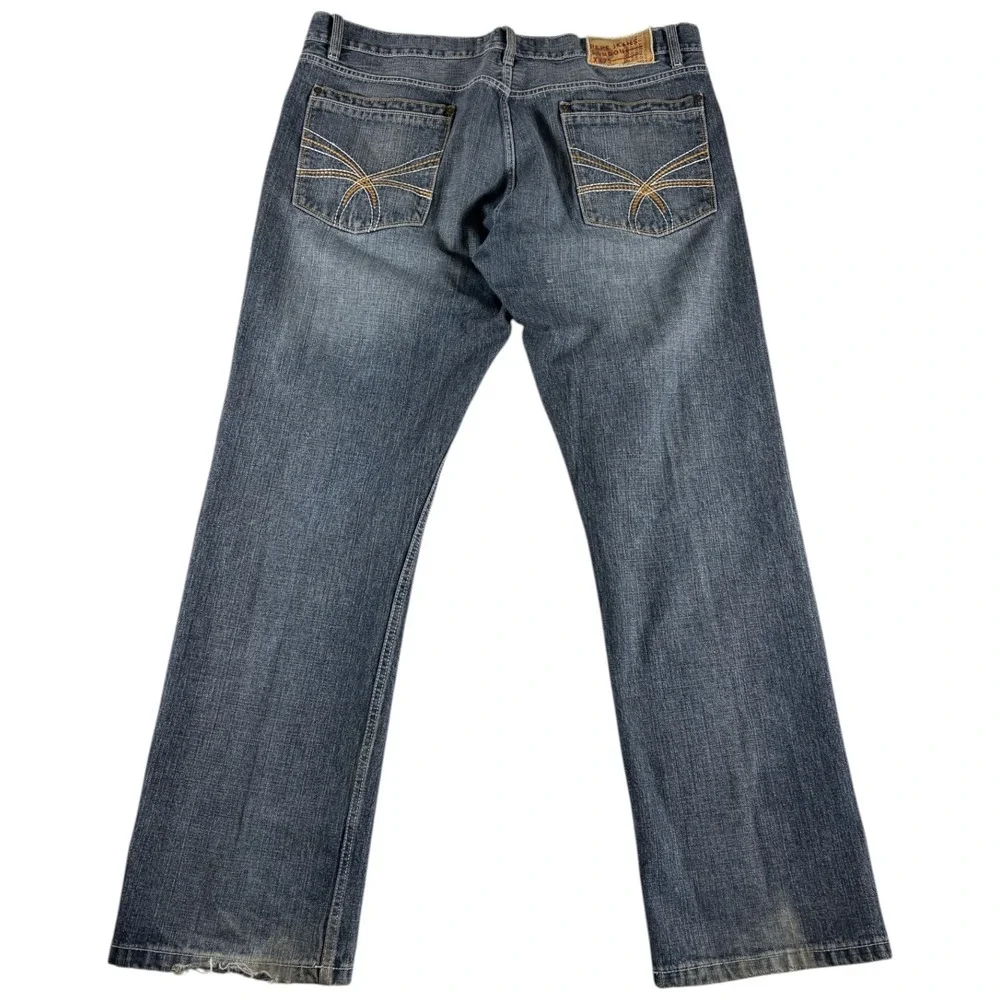 Pepe London XX73 Jeans Mens 40x32 Blue Denim Cotton Medium Wash Straight‎ Leg